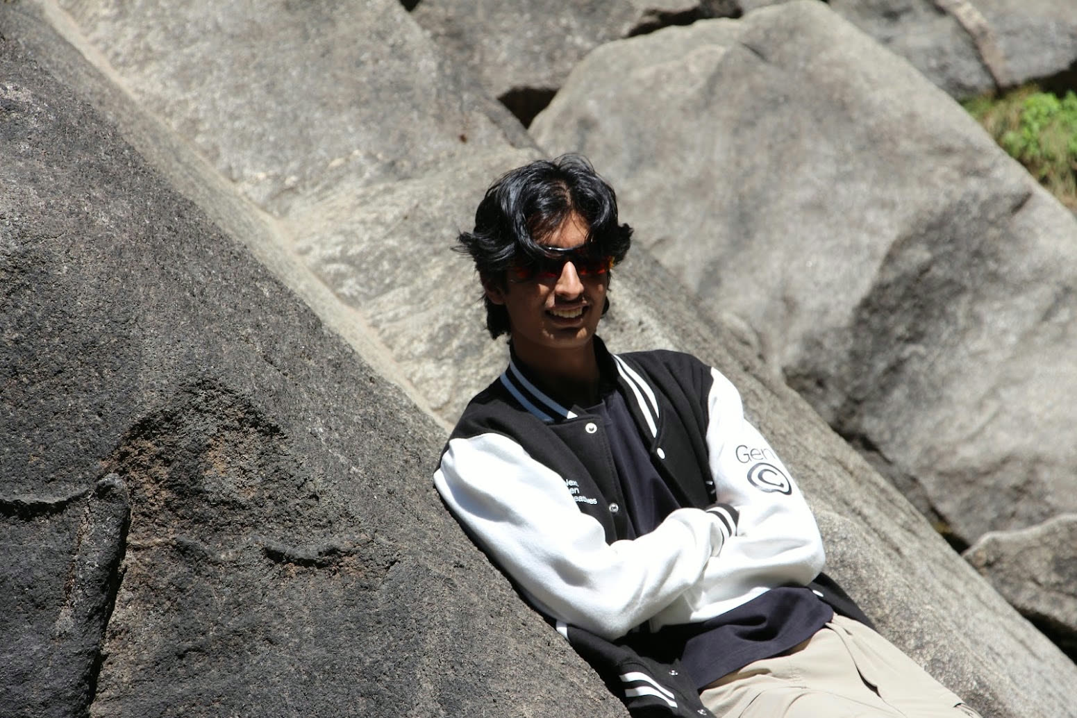 Granite walls and pines in Yosemite Valley